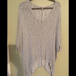 Grey loose tunic from Express